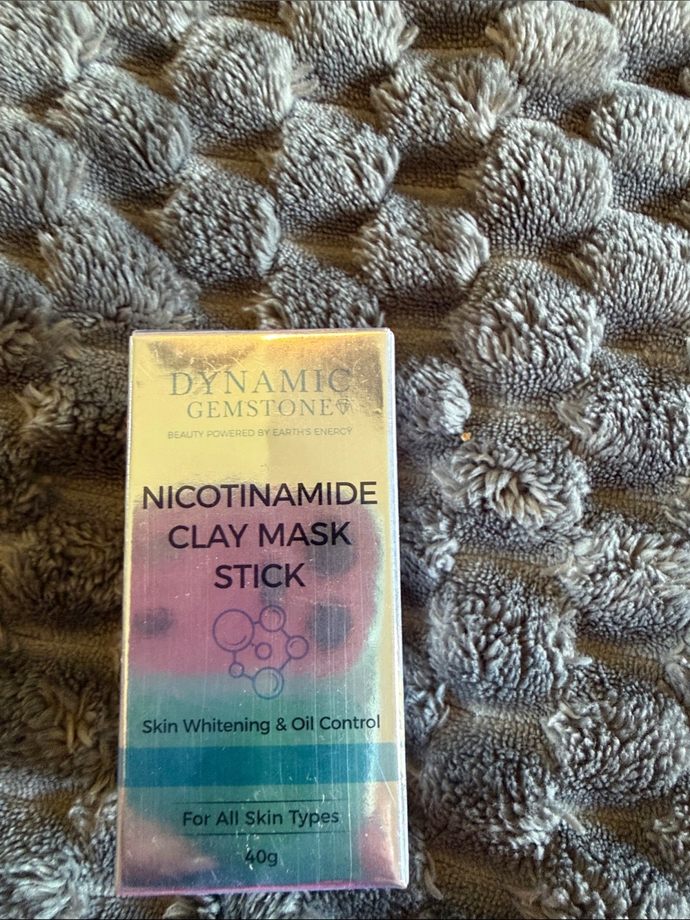 Dynamic Gemstone Nicotinamide Clay Mask Stick — Gray